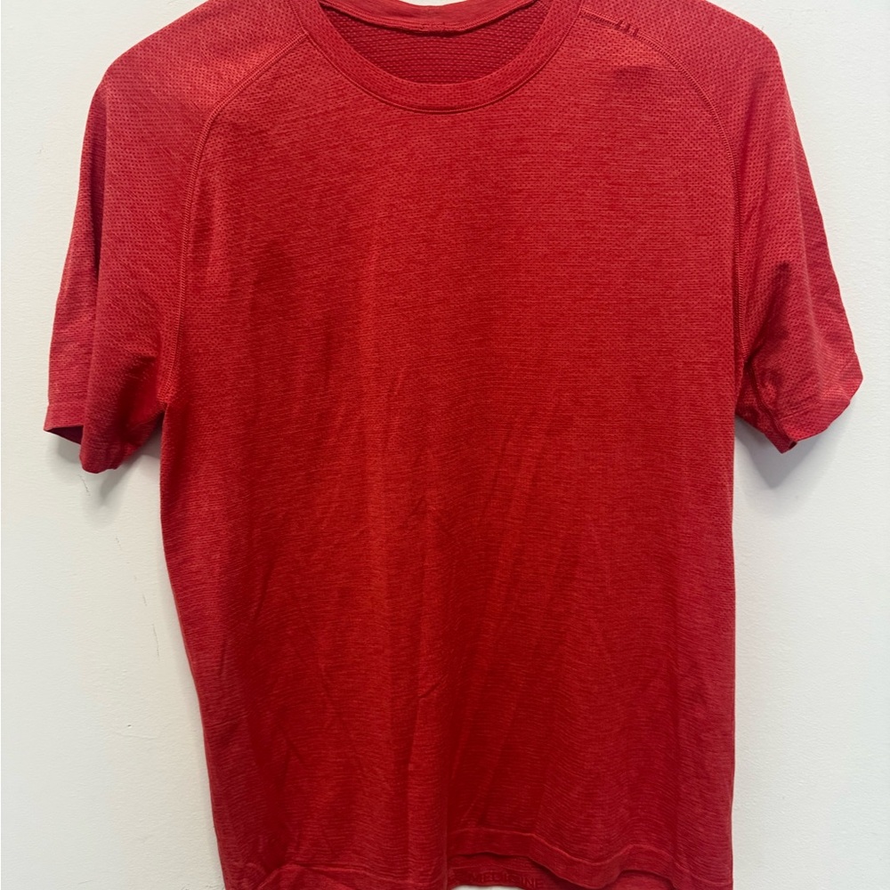 Lululemon Athletica Red Men's Dress Shirt